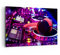 Wandbilder Dekoration Wohnzimmer DJ Disco Nachtclub Audio Bilder auf Leinwand 120x80cm Leinwandbild Schlafzimmer Küche Deko Wand Kunstdruck Art Groß XXL Wanddeko Bild Wall Decor Canvas AA120x80-2404