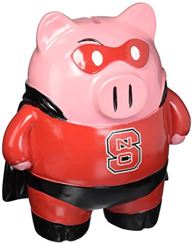Nc State Large Stand Up Superhero Piggy Bank