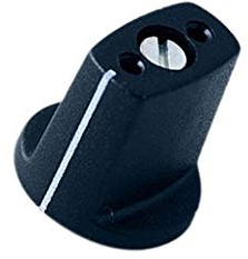 A2416040 Drehknopf mit Anzeige ABS ØAchse: 4mm Ø16x16mm schwarz OKW