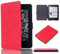 Kepuch Custer Hülle für Kindle Paperwhite 1/2/3 2012 2013 2015 2016,Smart PU-Leder Hüllen Schutzhülle Tasche Case Cover für Kindle Paperwhite 1/2/3 2012 2013 2015 2016 - Rot