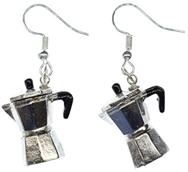 Miniblings Espresso Kanne Ohrringe Italien Kaffeekanne Miniblings Kaffee Mokka Kaffeemaschine