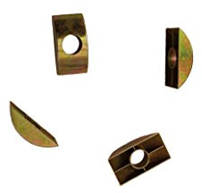 Neuf de remplacement M8 Demi Lune Lit Rondelles (lot de 4)
