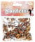 1 Beutel mit 25 g Konfetti Mix Motiv Hufeisen Metallicfolie