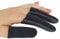 JATAI Heat Shield - Professional High Heat Resistant Finger Protection Guards for Curling and Flat Irons, Wands, Blow Dryers - 3pc (Thumb & 2 Fingers) (S/M - thumb 3/4 (2cm) wide or less, Black)