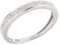 Ardeo Aurum Damenring aus 375 Gold Weißgold mit 0,1 ct Diamant Brillant Memory-Ring Eternity Verlobungsring