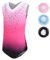 Sinoem Gymnastikanzug Kinder Mädchen Langarm/Ärmellos Turnanzug Ballettröckchen Kleid Trikotanzug Tanz Kleid Gymnastik Training Dancewear Gymnastikbody Blau/Lila/Rosa