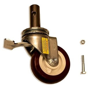Tele-Tower 10-00 Scaffold Caster 5x2 700 lbs Capacity, Red