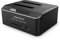 RSHTECH USB 3.0 to SATA Dual Bay External Hard Drive Dock with SD TF Card Reader for 2.5 & 3.5 Inch HDD SSD Support Offline Clone/Duplicator Function, Tool-Free Docking Station (2x12TB Supported)