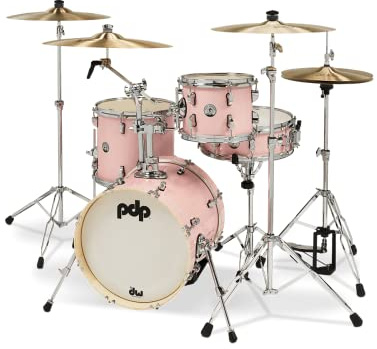 PDP New Yorker 4-piece Shell Pack - Pale Rose Sparkle