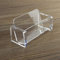 Porte-cartes de visite transparent en plastique acrylique pour collection de bureau - Transparent