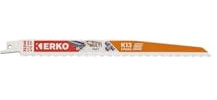 Lames de scies sabres multi matériaux K13, 150x19x1,3 mm, 10/14 dents/pouce, carte de 5