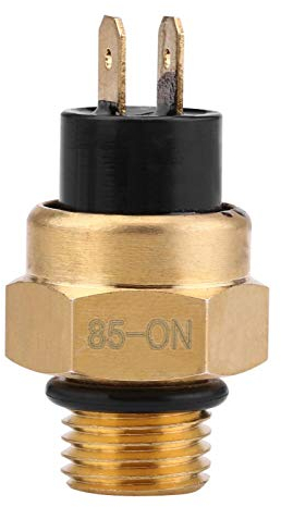 Akozon Kühler Temperaturschalter, Thermoschalter Auto Gebläsetemperaturschalter 0010033661 Thermostat Elektromotor Kühlgebläse Temperatursensor Schalter für/HUSABERG 2-Takt &
