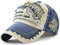 AVASAGS Baseball Kappe für Männer und Frauen, Vintage Baseballmütze Basecap Baseballcap, Outdoor Freizeit Einstellbare Retro Mützen Caps Kappe (B-Blau)