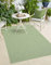 the carpet Mistra - robuster Teppich, modern, langlebig und pflegeleicht, In- und Outdoor, Wohnzimmer, ideal für Küche, Flur und Wintergarten, flachgewebt, Grün, 200 x 280 cm