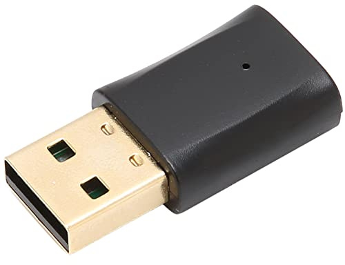 USB-Bluetooth-Adapter für PC, 5.0 Bluetooth-Dongle-Empfänger Unterstützt Windows 10/8.1/8/7/XP für Desktop, Laptop, Maus, Tastatur, Headsets, Lautsprecher, TV