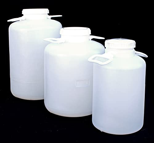 Mugar- Bidones Blancos Pequeños de Boca Ancha - Con Certificado Alimentario - Varias Capacidades Disponibles. (20 litros)