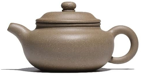 Yxhupot Tetera china Yixing de 8.5 onzas de arcilla negra auténtica Zisha Classics Pot Infusers té (verde guisante gris)