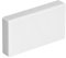 KOMIB 110 x 60 mm Kabelkanal /4 Farben/Kabelschacht / (mit Montagelochung im Boden) / je Stange 2 Meter (Reinweiß (RAL 9010), Endstück)