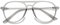 Lanomi Mode Pilot Lesebrille Blaulichtfilter Damen Herren Kunststoff Vollrahmen Lesehilfe UV400 Schutz Brille mit Sehstärke Transparent Grau Piloten Lesebrillen 1.0