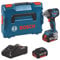 Bosch Professional 18V System boulonneuse sans-fil GDS 18V-330 HC (couple de serrage 330 Nm, couple de décollement 560 Nm, avec 2 batteries 5,0 Ah, chargeur GAL 18V-40, dans L-BOXX)