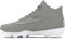 Under Armour Leadoff Mid 3.0 Baseball Cleat Sneaker für Herren, (100) Baseballgrau/Baseballgrau/Weiß, 49.5 EU