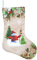 Nikolausstiefel zum Basteln zum Befüllen & Aufhängen Lustige Personalisiert Nikolausstrumpf Weihnachtssocken Festlich Adventskalender Weihnachts Weihnachtsstrumpf Christmas Geschenkbeutel Kamin