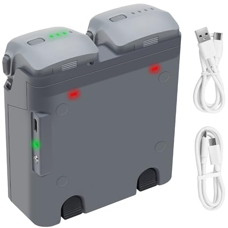 LYONGTECH Battery Two-way Charger Hub for DJI Air 3S,Air 3 Drone, Storage Charging Mode,Charge Two Batteries in Sequence Accessories