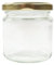 48x Twist Off Gläser 250g (212ml) im Karton mit Deckel für Lebensmittel Honiggläser Neutralgläser Glas Bienen Honig Marmelade Früchte Vorratsglas Rundgläser, Motiv