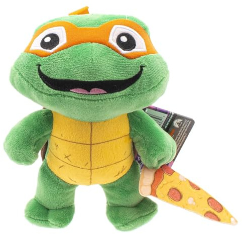 Mattel Teenage Mutant Ninja Turtle Turtle, weiche Action-Spielfigur, ab 3 Jahren (Michelangelo)