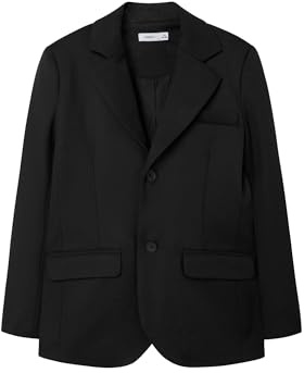 Name IT Jungen Nkmriramel Noos Blazer, Schwarz, 158 EU