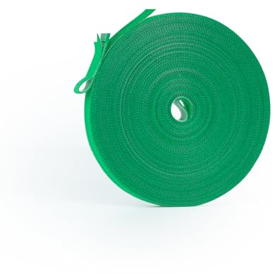 MIXC Klettband Pflanzenbinder, Wiederverwendbar Pflanzenband Rankhilfe für Pflanzen, Kletterpflanzen, Zimmerpflanzen, 15.1m