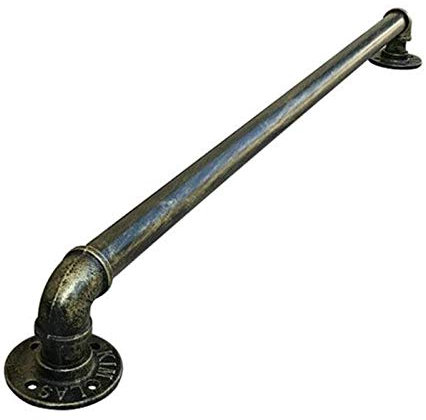 Treppengeländer Treppengeländer Set Industrial Vintage Schmiedeeisen Bronze Rohrtreppe - Komplettes Set Geländer für Innen- und Außenbereich Korridor Loft/100 cm