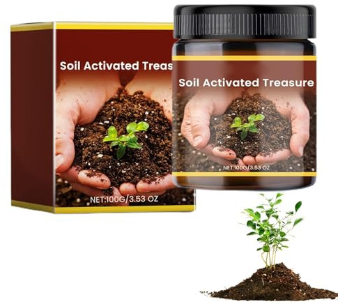 Bodenweichmacher, Bodenaktivator | Bodenaktivierter Schatz - 100 g Bio-Pflanzendünger, bodenaktivierte Pflanzenernährung für den - und Gemüseanbau