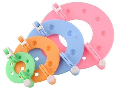 MOONDAME Weavers Craft Strickwolle Werkzeug 4 Größen Pompoms Maker Machende Pompoms Weavers Maker