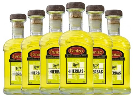 Licor de hierbas Panizo 70 cl (Caja de 6 Botellas de 70 cl)
