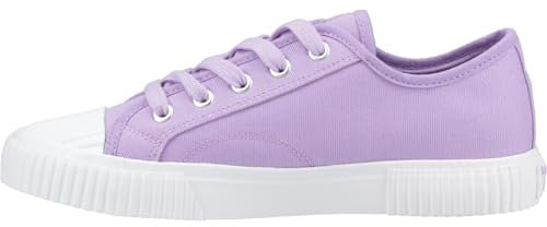 Hush Puppies Women's Freya Canvas Trainer, Lilac, 4 UK