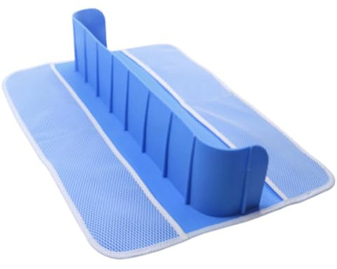 Bathtub Splash Guard - Tub Topper Splash Guard, Blue Splash Guard Play Shelf Area | Silicone Polyester Bath Toy Storage, Suction Cup Bath Tub Organizer, Kids Bath Tub Shelf for Easy Attach to Bath Tub