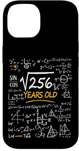 Raíz Cuadrada Root Of 256 16 Years Old 16th Birthday Carcasa para iPhone 14