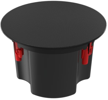 Klipsch PIC-525-T-SC Haut-Parleur Professionnel encastrable à canette Courte 13,3 cm, grilles Blanches et Noires incluses