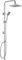 Hevenaov Columna de Ducha sin Grifo Cromo Ducha Para Baños Set de Hidromasaje, Acero Inoxidable Ducha Para Baños Set con Rociador Ducha 25x25cm
