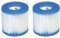 Generico Cartuccia Filtro per Piscina, Confezione da 2, Filtro a Pieghe, Bianco e Blu Tipo H - Inte. 29007