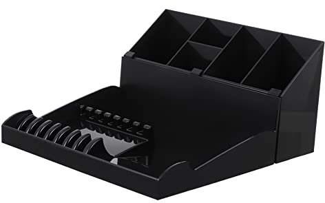 CTIRCHIU Hairdressing Scissors Storage Box Haircut Holder Organizer Home Salon Barber Shop