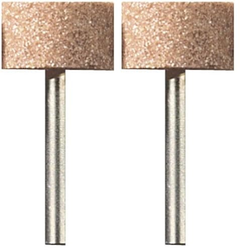 Dremel 8193 Aluminium Oxide Grinding Stones Accessory Set, 2 Cylindrical Grinding Stones for Grinding and Sharpening Metals (15,9 mm) (Pack of 2)
