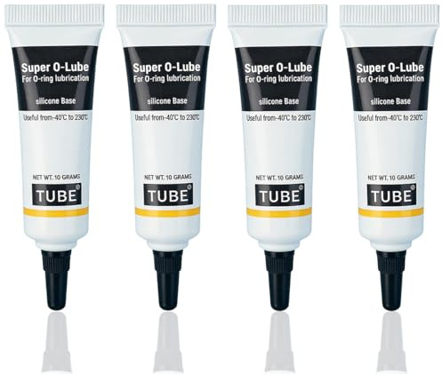 Lot de 4 Graisse Silicone pour Machine à Café Automatique Graisse Silicone pour joints toriques pour Plombiers, Graisse Multi-Silicone pour Robinets Joints