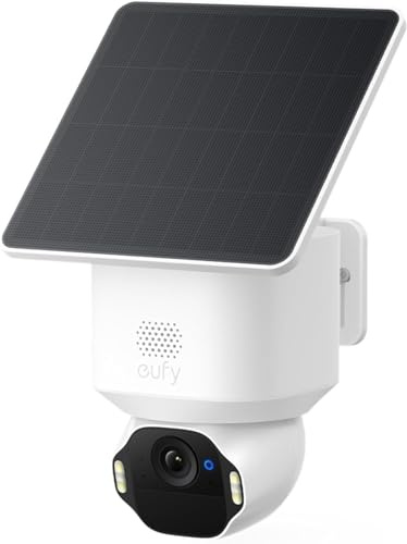 eufy eufyCam Solo, 360° Schwenk, KI-Tracking, 4K-Qualität, Kabellos, eufy Außen-Sicherheitskamera, Ohne Monatliche ABO-Kosten