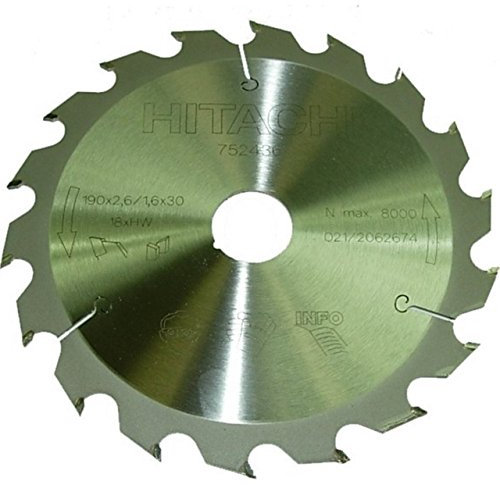 Hikoki 752401 - Hoja de sierra circular TCT 150X20 / 16 Z12