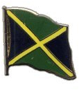 Flaggen-Pin/Anstecker Jamaika vergoldet