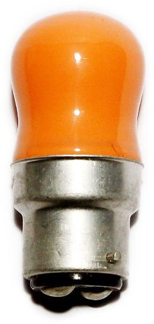 Crompton 2X Pygmy 15w Amber Bayonet Cap Perfect for Sign Lamps