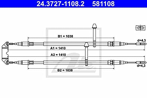 ATE 24372711082 Bremsseil
