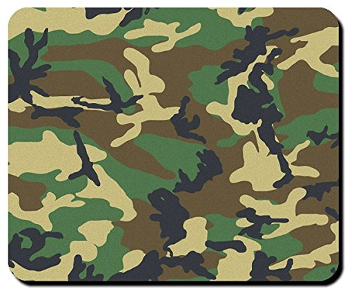 US Army Woodland Camouflage Tarnmuster - Mauspad Mousepad Computer Laptop PC #9868